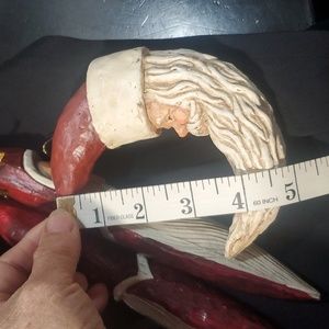 SANTA FACE ORNAMENTS.